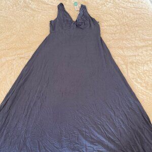 Midlength Knit Dress in Navy